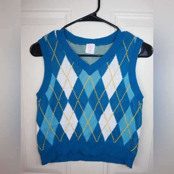 Wonder Nation Girls Sleeveless Sweater Vest Size Large 🫶🏾(10-12) - Picture 1 of 3